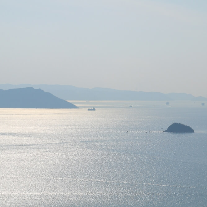 瀬戸内海の島々が織りなす風光明媚な風景