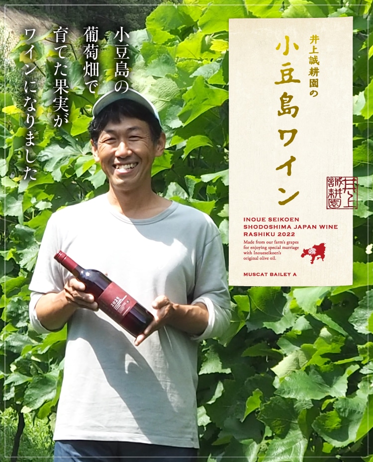 井上誠耕園の小豆島ワイン 2025年産 ｜井上誠耕園