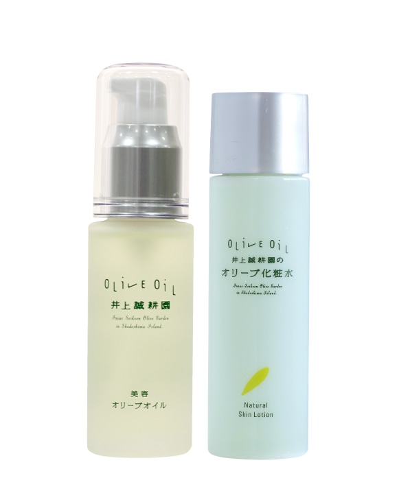 美容オイル30mLと化粧水50mLセット: 井上誠耕園｜オリーブオイルを