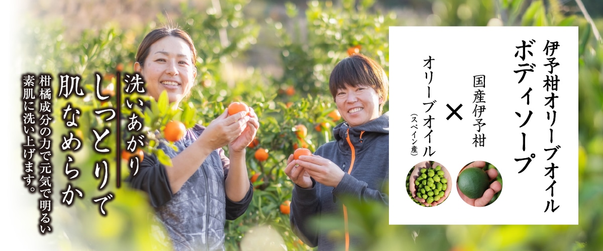 伊予柑オリーブオイル ボディソープ 400mL