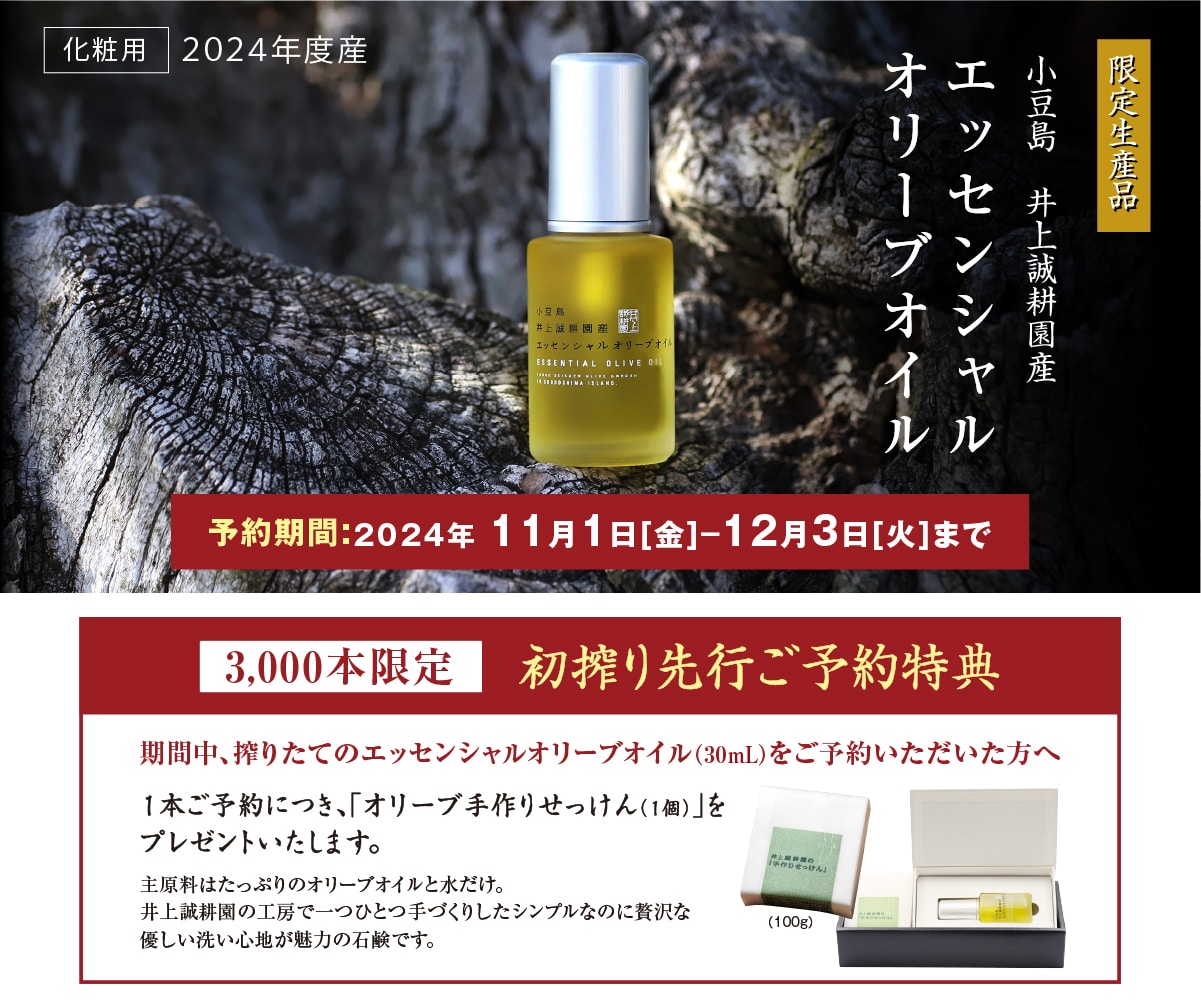 エッセンシャルオリーブオイル(2023年度産) 30mL