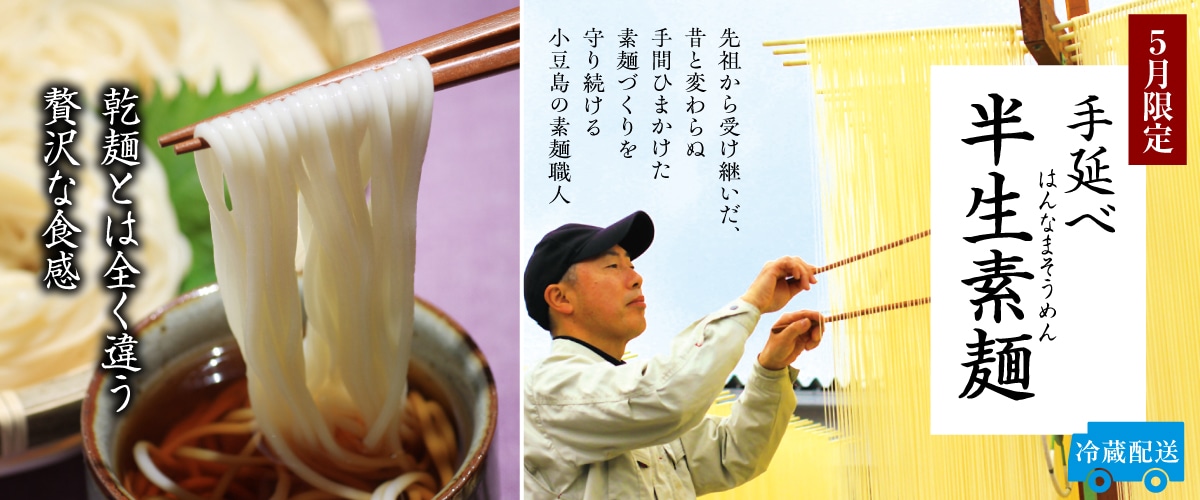 手延べ半生素麺 1箱6袋入り