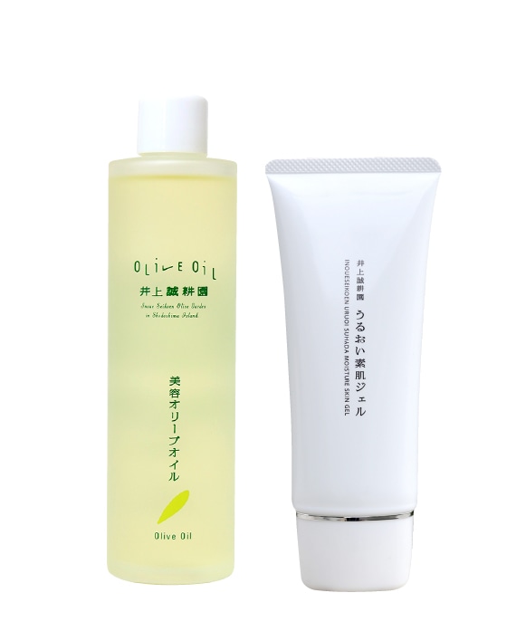 美容オイルとうるおい素肌ジェルセット