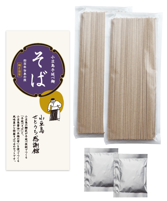小豆島手延べそば 160g（つゆ40ml付き）