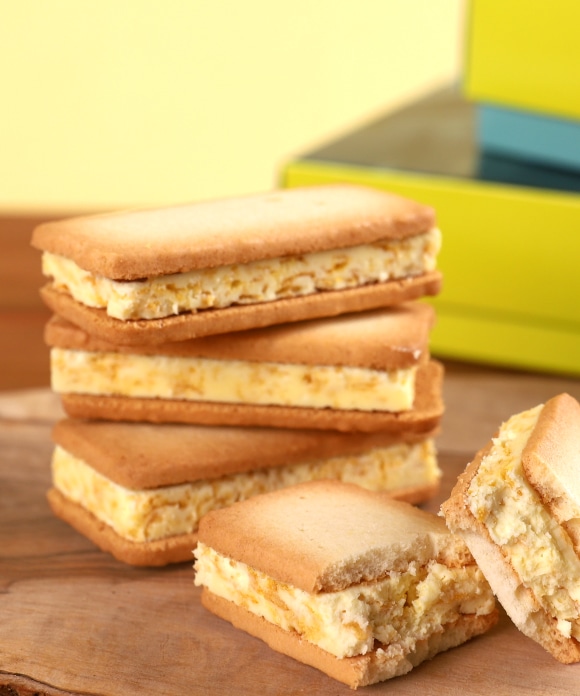 井上誠耕園のクッキーサンド 瀬戸内レモン＆オリーブ 5個入