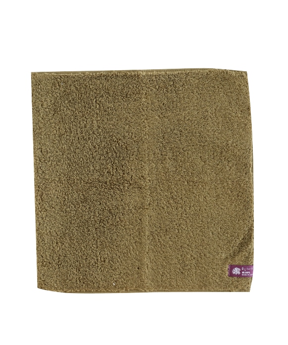 オリーブハンドタオル/オリーブ葉染め