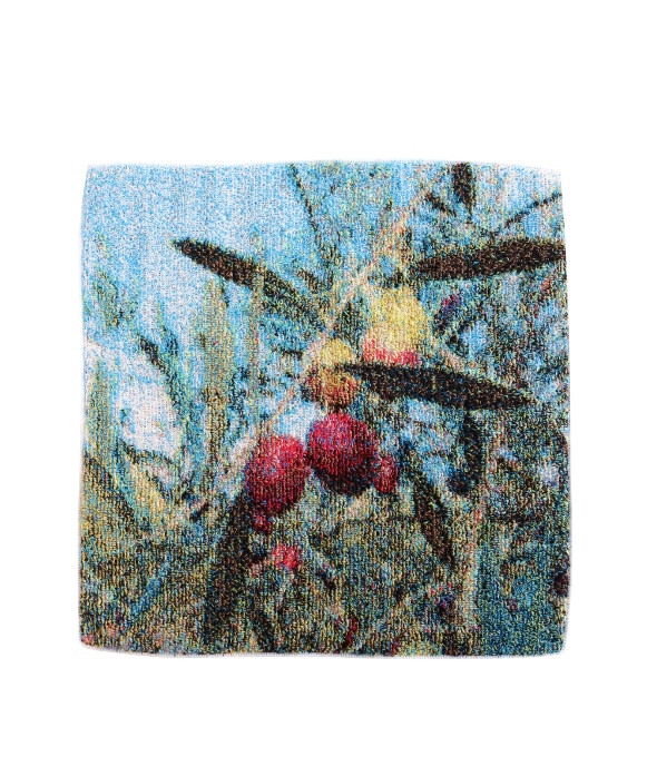 オリーブハンドタオル/オリーブ果実柄