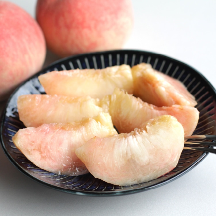 yaya様 甘美な香りが最高❤️ 大玉 浅間白桃 EM栽培 ドリップ農法 8玉 食品
