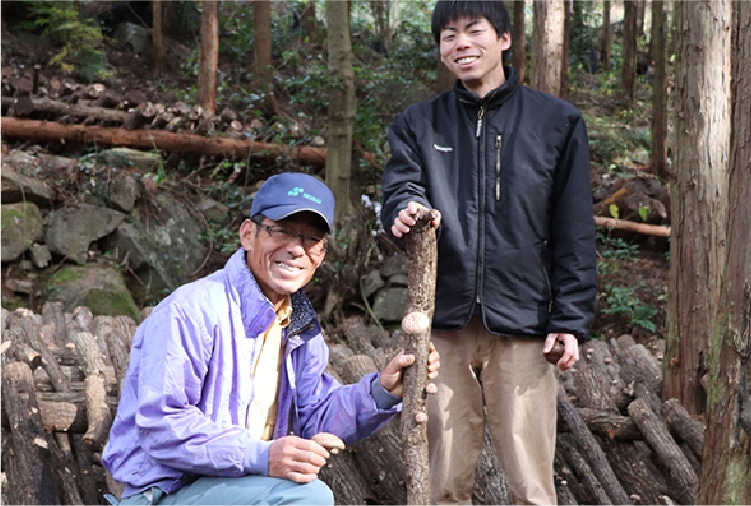 貴重な小豆島産原木しいたけ