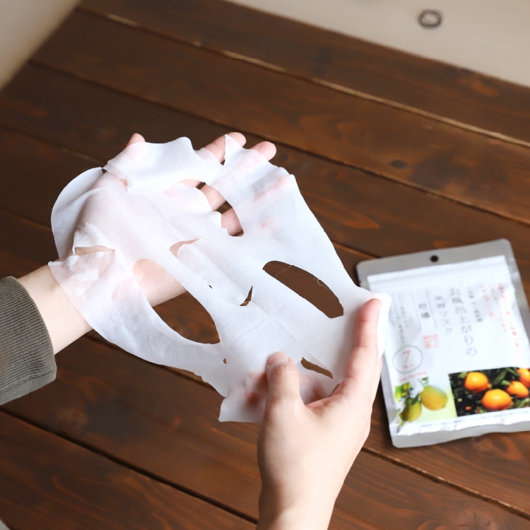 お風呂上りの美容マスク ｜ 井上誠耕園