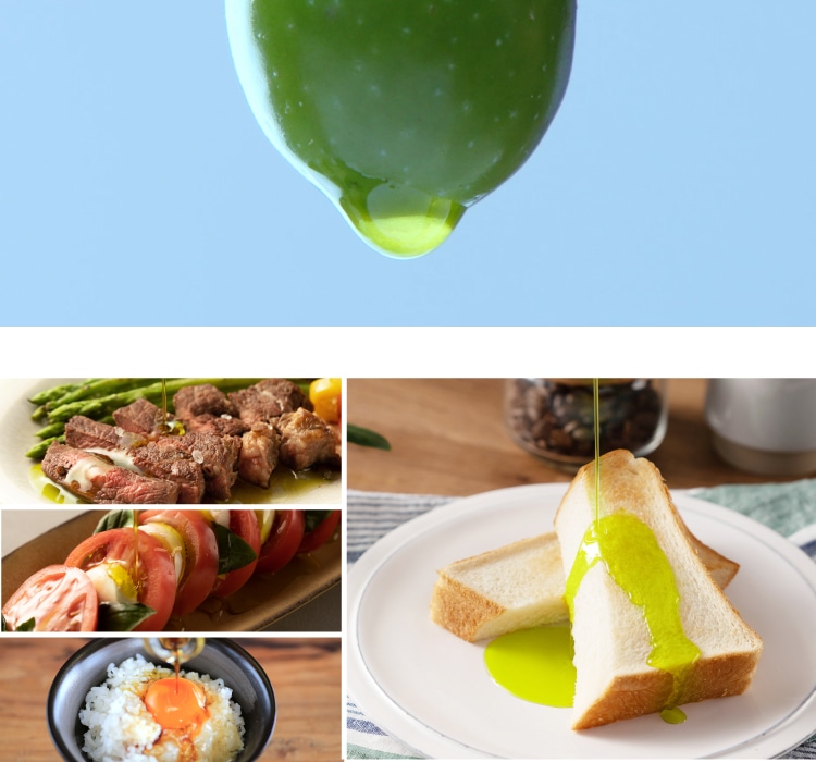 搾りたて新鮮なオリーブオイルを味わえるのは今だけ!まずはパンやバゲットで味わってください。