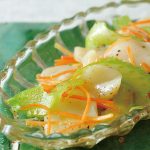 ホタテとセロリの檸檬風味サラダ