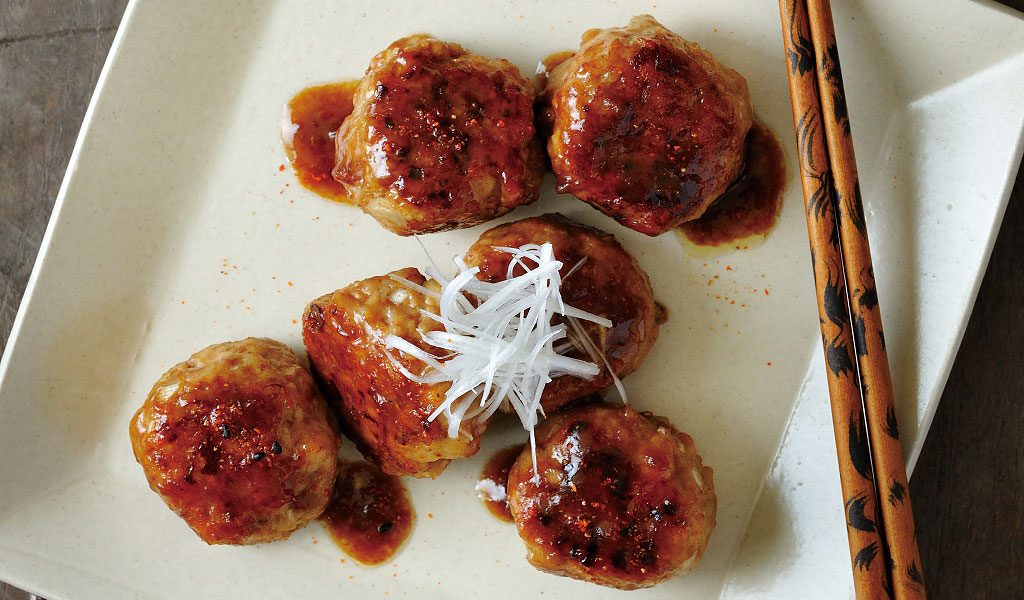 醤もろみ味のコクは照り焼きに◎!鶏つくねのあんかけ