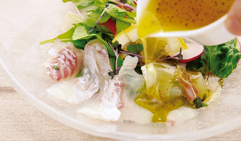 ドライトマトとオリーブソースのレシピ